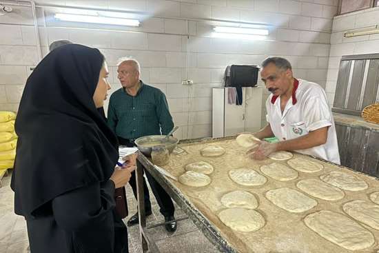 بازدید مشترک از نانواییهای سطح شهر بندرانزلی 